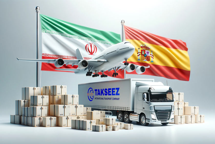 ارسال بار از اسپانیا به ایران