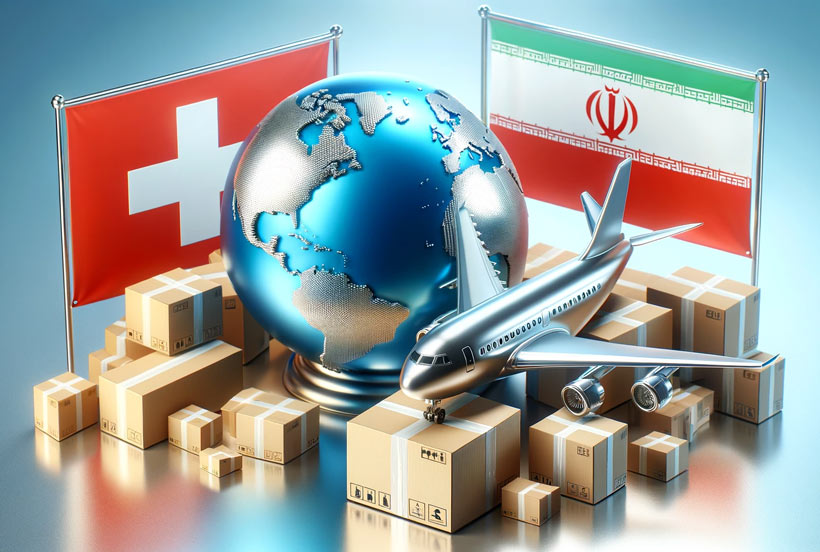ارسال بار از سوئیس به ایران
