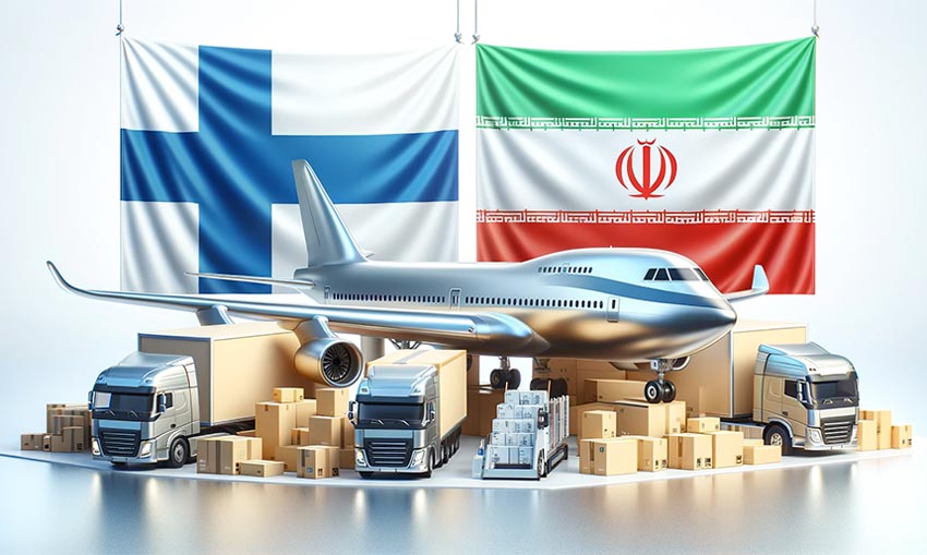 ارسال بار از فنلاند به ایران